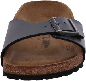 1021532MADRIDMETALLIC BLACK Ciabbatta Birkenstock
