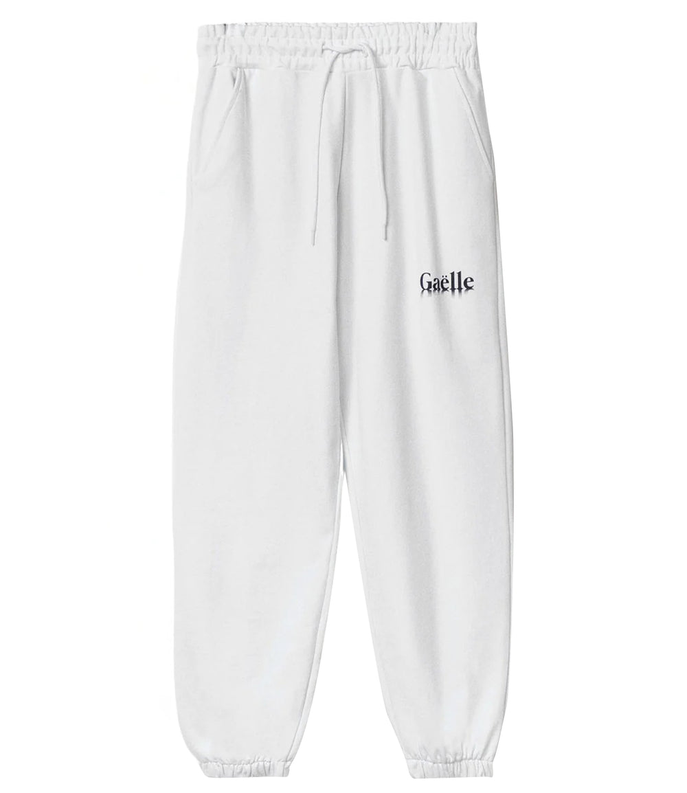 GAëLLE Pantalone joggers Donna Mod. GAABW00388 Bianco