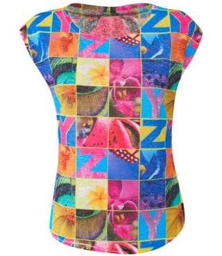 Yes Zee T-shirt Donna Mod. T235 Y305 2001 Multicolor