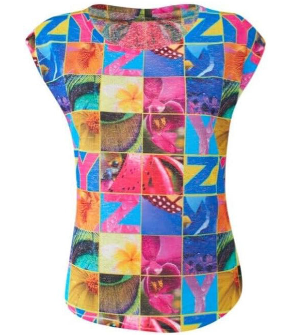 Yes Zee T-shirt Donna Mod. T235 Y305 2001 Multicolor